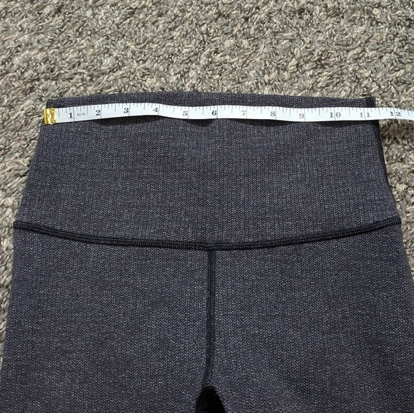 Lululemon wunder under high rise tight variegated knit jacquard black legging 4 - Picture 10 of 10